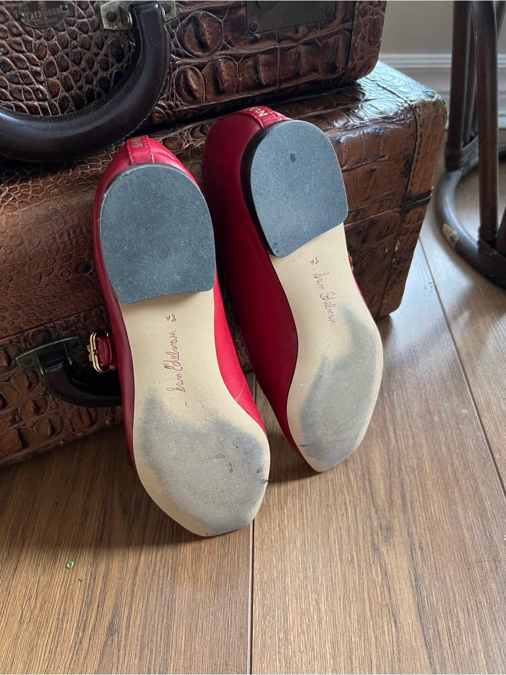 Sam Edelman Michaela Leather Mary Jane Ballet Flat size 8.5 - Picture 3 of 8